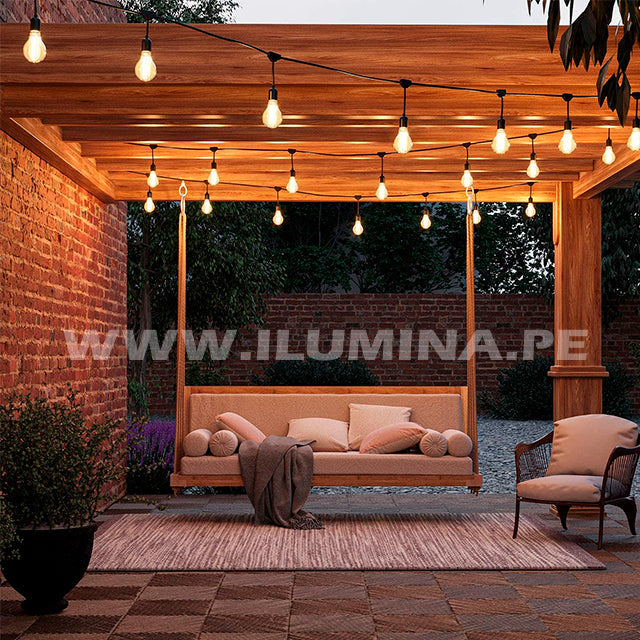 FOCO LED FILAMENTO G45 4W E27 TRANSPARENTE ILUMINA