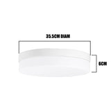 PANEL LED HIELO CIRCULAR ADOSABLE 36W 6500K LUZ BLANCA