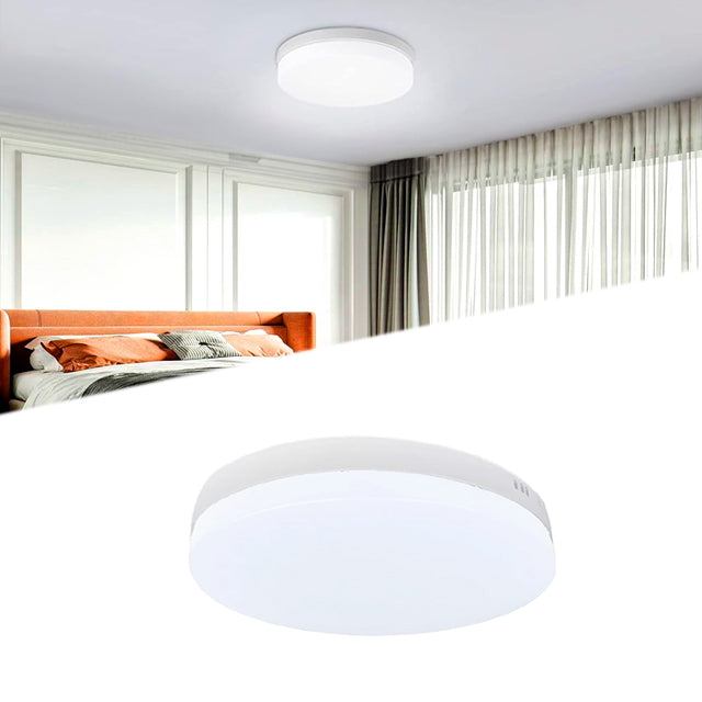 PANEL LED HIELO CIRCULAR ADOSABLE 18W 6500K LUZ BLANCA