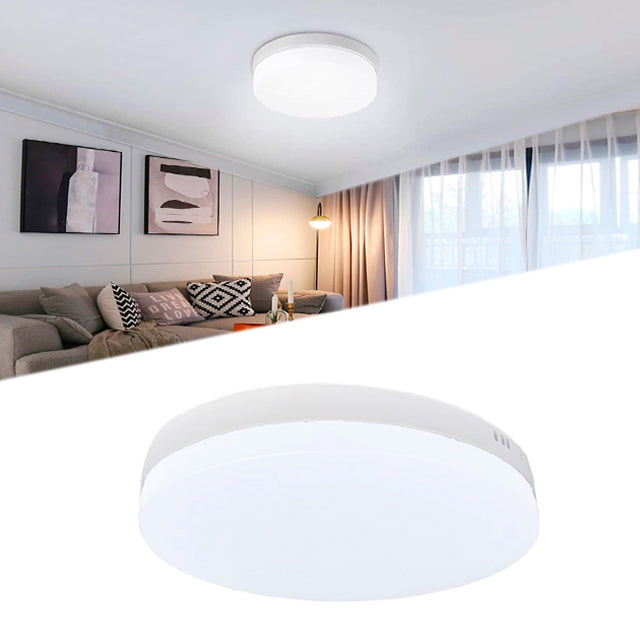 PANEL LED HIELO CIRCULAR ADOSABLE 24W 3000K LUZ CÁLIDA