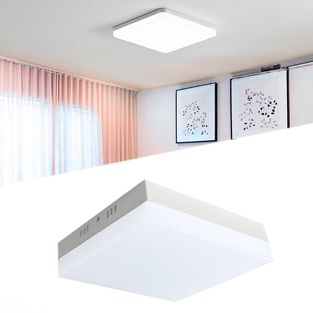 PANEL LED HIELO CUADRADO ADOSABLE 24W 6500K LUZ BLANCA