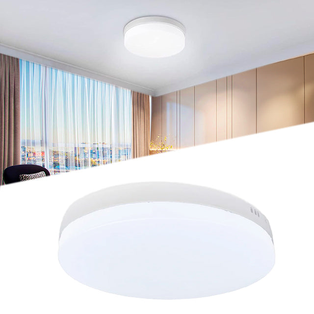 PANEL LED HIELO CIRCULAR ADOSABLE 36W 3000K LUZ CÁLIDA