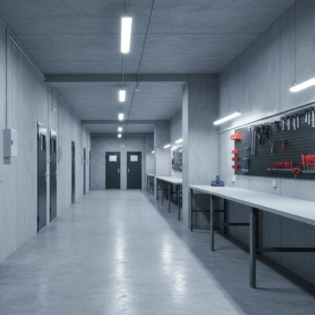 LUMINARIA HERMÉTICA LED LINEAL PRO IP65 48W 120 CM LUZ BLANCA