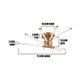 LÁMPARA DE TECHO SUPERNOVA GOLD LED + CONTROL REMOTO