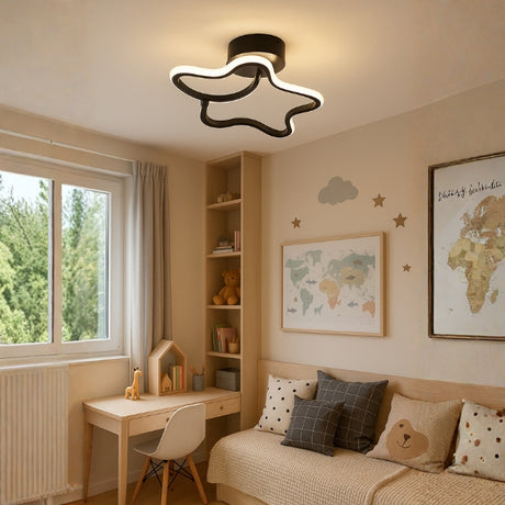 LÁMPARA DE TECHO LED TRICOLOR 20W MACARENA STAR BLACK