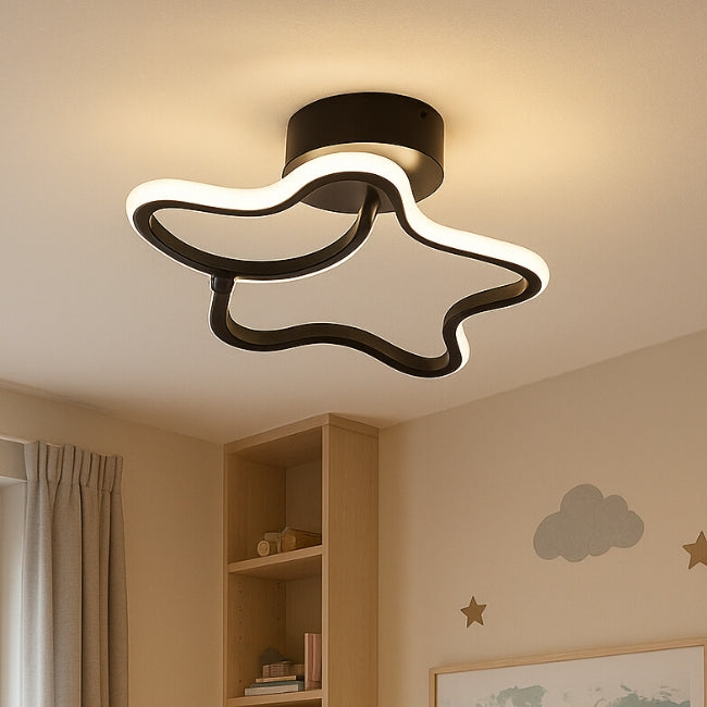 LÁMPARA DE TECHO LED TRICOLOR 20W MACARENA STAR BLACK