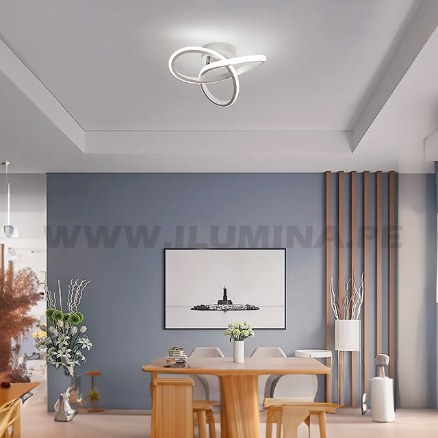 LÁMPARA DE TECHO TRICOLOR ALBORADA WHITE LED – i-Lumina