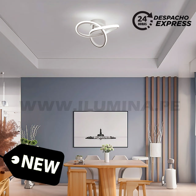 LÁMPARA DE TECHO TRICOLOR ALBORADA WHITE LED – i-Lumina