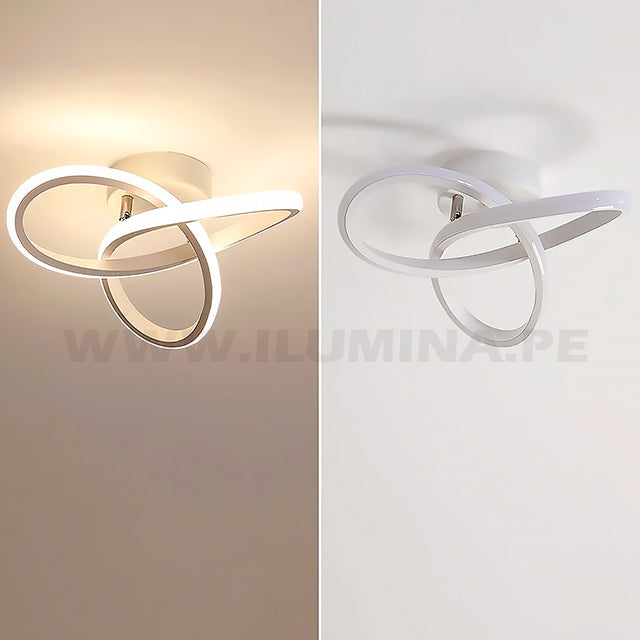 LÁMPARA DE TECHO TRICOLOR ALBORADA WHITE LED – i-Lumina