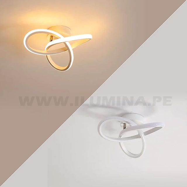 LÁMPARA DE TECHO TRICOLOR ALBORADA WHITE LED – i-Lumina