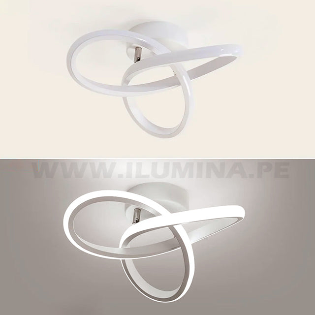 LÁMPARA DE TECHO TRICOLOR ALBORADA WHITE LED – i-Lumina