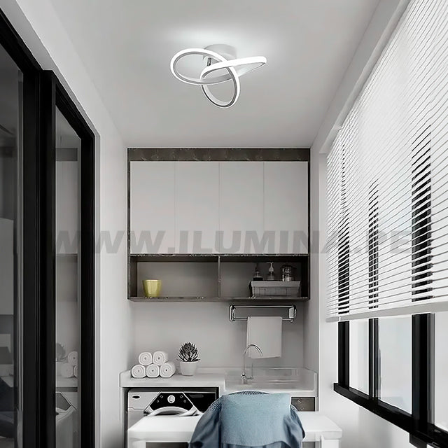 LÁMPARA DE TECHO TRICOLOR ALBORADA WHITE LED – i-Lumina