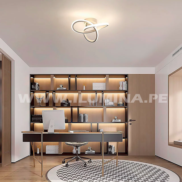 LÁMPARA DE TECHO TRICOLOR ALBORADA WHITE LED – i-Lumina