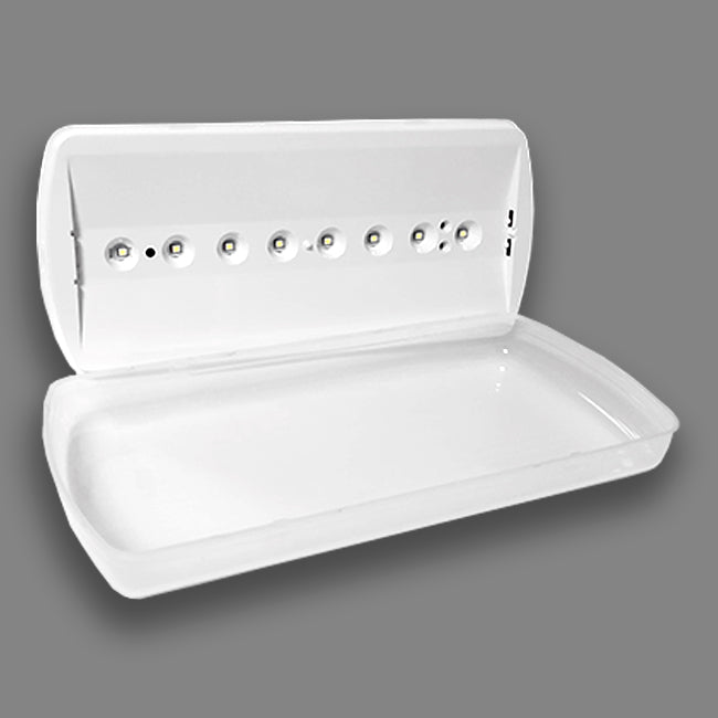LÁMPARA DE EMERGENCIA 5W 3 HORAS 500 LÚMENES COLOR BLANCO IP65 - PARA EXTERIORES