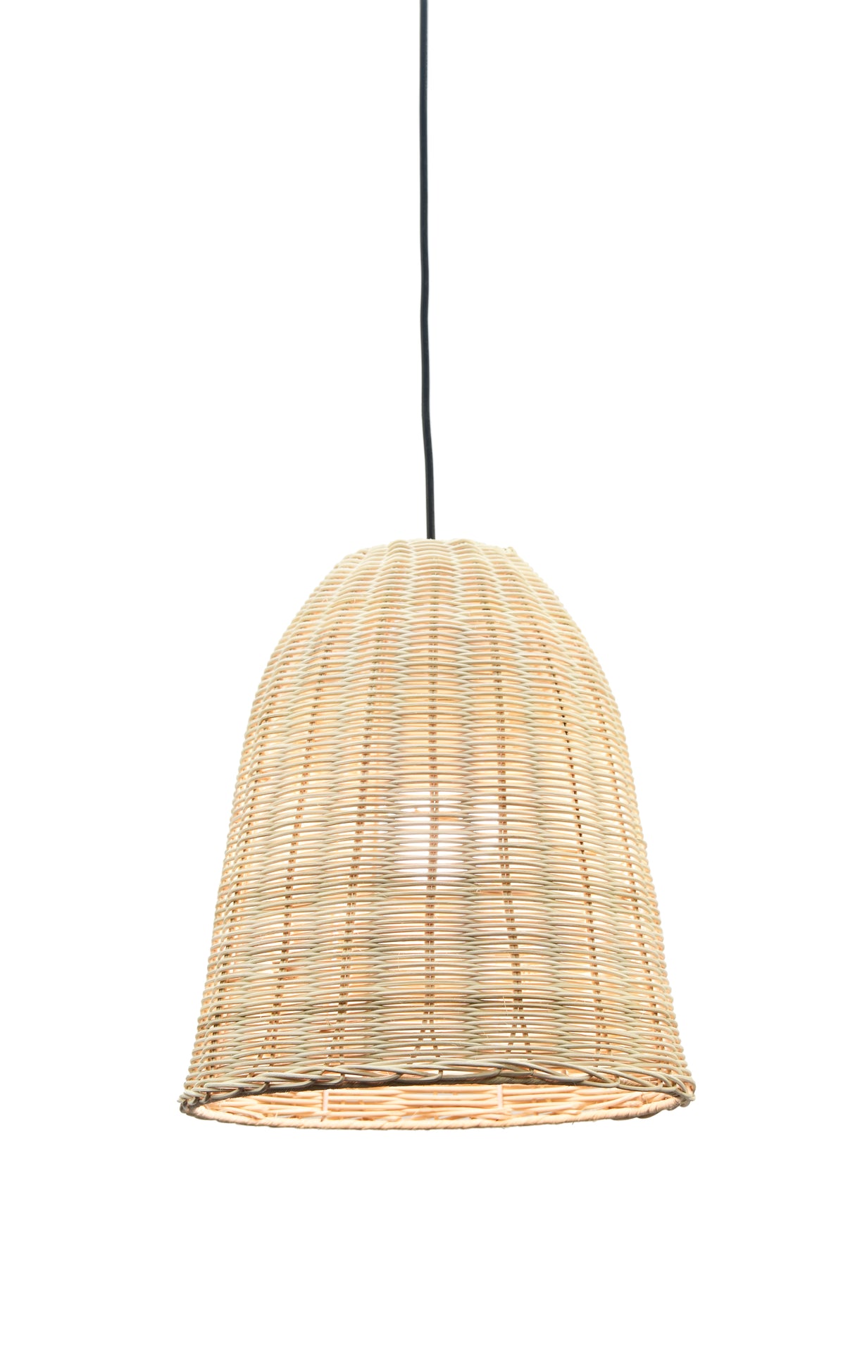 LÁMPARA COLGANTE DE RATTAN NATURAL BELLATRIX E27