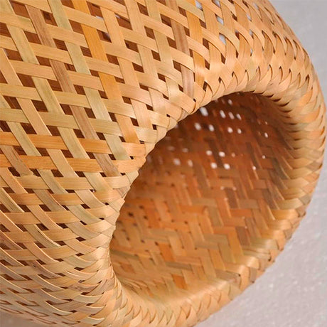 LÁMPARA COLGANTE DE RATTAN NATURAL REINA E27