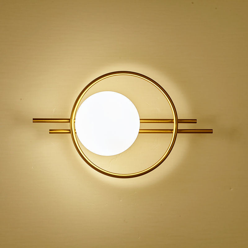 LÁMPARA DE PARED INTERIOR ORBITA GOLD