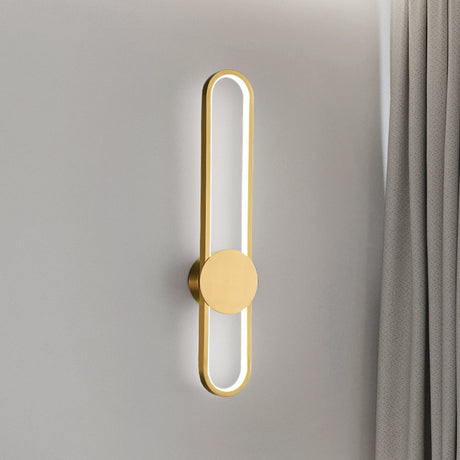 LÁMPARA DE PARED INTERIOR THAIS GOLD LED 30W TRICOLOR