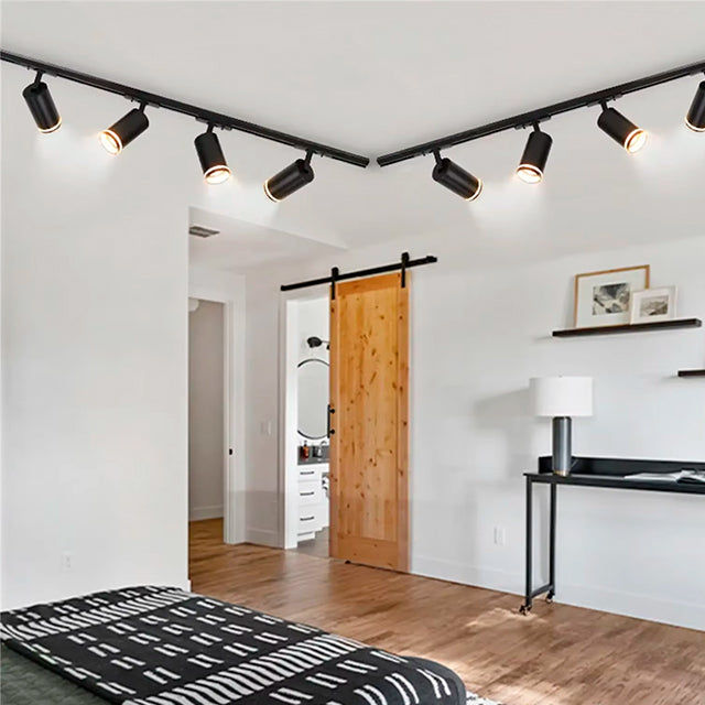 SPOT DE RIEL AMANDA COLOR NEGRO GU10 – i-Lumina