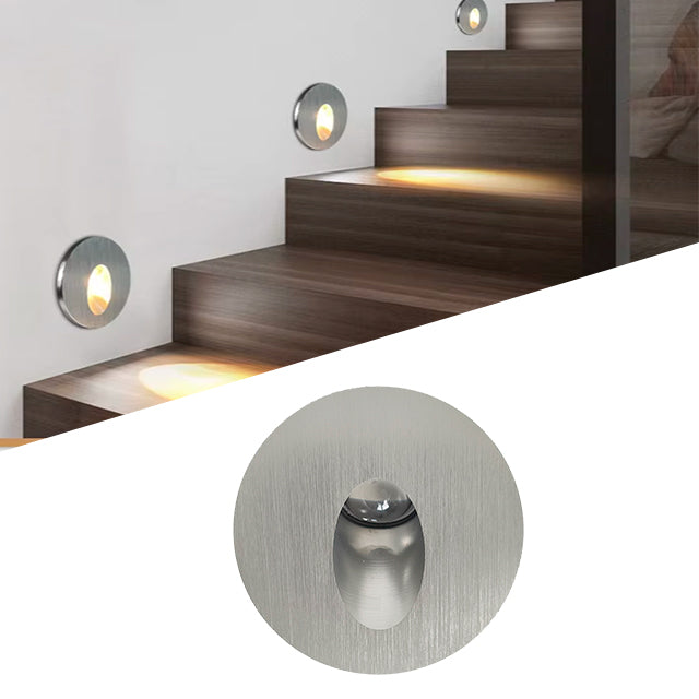 SPOT LUZ GUÍA DE PASO NICOLE LED ASIMÉTRICO 3W CIRCULAR