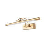 LÁMPARA DE ESPEJO DE PARED NIKITA OLD BRASS LED 12W TRICOLOR