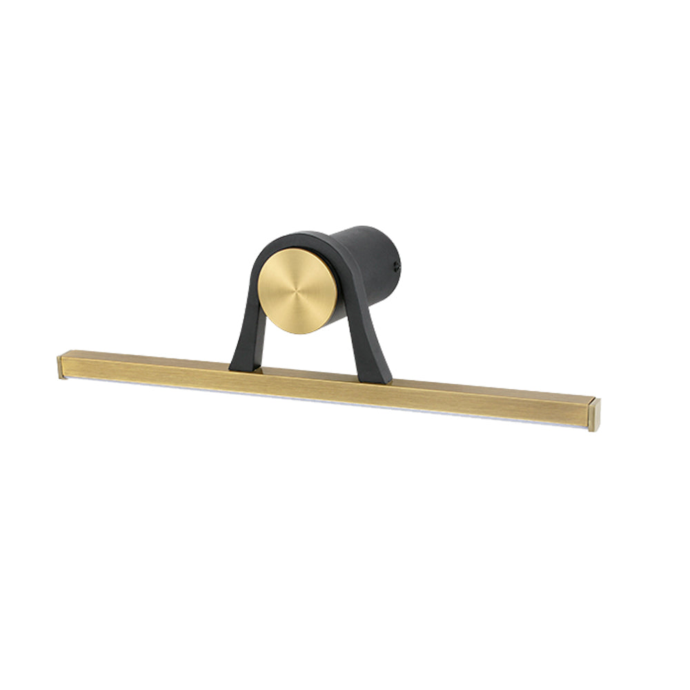 LÁMPARA DE ESPEJO DE PARED JACQUELINE BLACK AND OLD BRASS LED 12W TRICOLOR