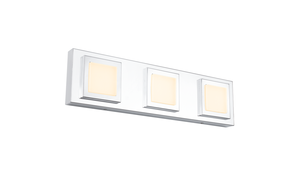 LÁMPARA DE ESPEJO DE PARED JULIANA SILVER LED 15W TRICOLOR