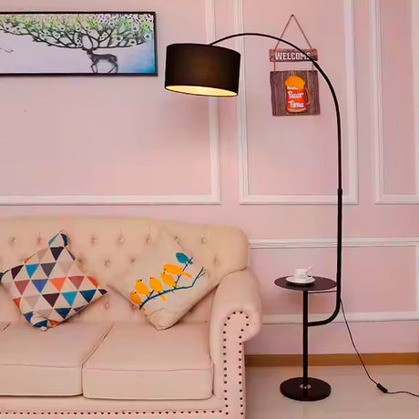LÁMPARA DE PIE SOFIANA BLACK LED + FOCO LED 12W LUZ CÁLIDA