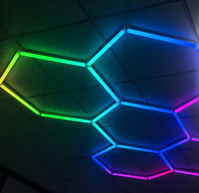 REGLETA LINEAL 4W RGB 59CM PARA LUMINARIA HEXAGONAL TIPO PANAL LED