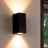 LÁMPARA DE EXTERIOR LED AMOSIEL BLACK LUZ CÁLIDA