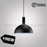 LÁMPARA COLGANTE CAMPANA DE ALUMINIO BLACK AMOSIEL