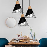 LÁMPARA COLGANTE TRIO ZAMORA BLACK - SIN FOCOS