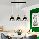 LÁMPARA COLGANTE TRIO ZAMORA BLACK - SIN FOCOS