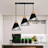 LÁMPARA COLGANTE TRIO ZAMORA BLACK - SIN FOCOS