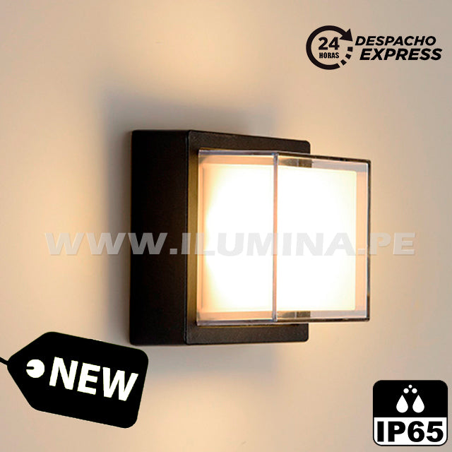 LÁMPARA DE EXTERIOR LED NOELIA BLACK LED LUZ CÁLIDA