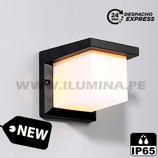 LÁMPARA DE EXTERIOR NOREL BLACK LED 10W LUZ CÁLIDA