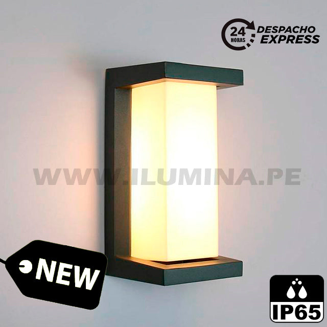 LÁMPARA DE EXTERIOR PAMELA BLACK LED 18W