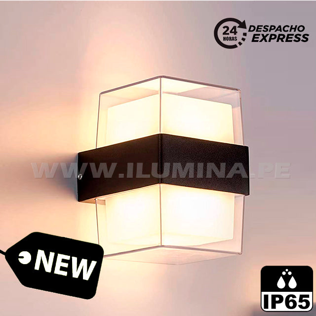 LÁMPARA DE EXTERIOR PAOLA LED BLACK 10W LUZ CÁLIDA