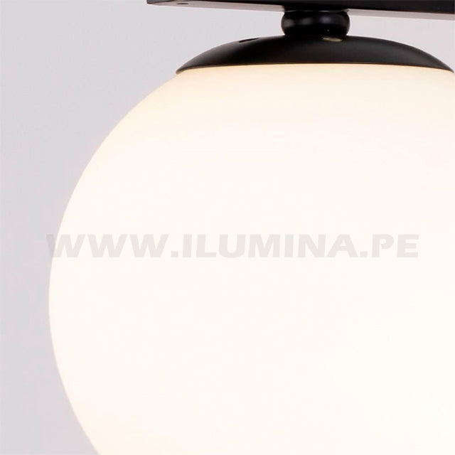 LÁMPARA DE PARED INTERIOR HARPER BLACK LED