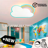 LÁMPARA DE TECHO INFANTIL RAINBOW LED + CONTROL REMOTO