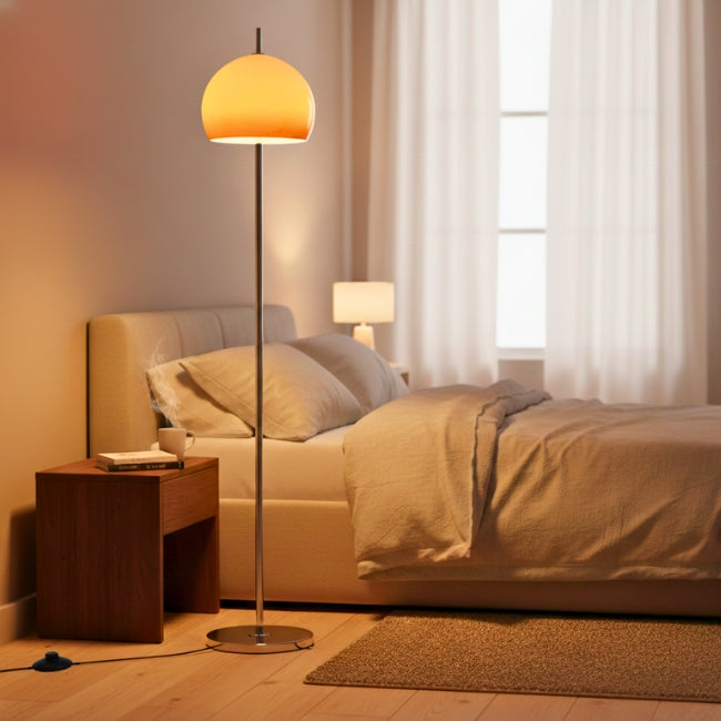 LÁMPARA DE PIE KIARA SILVER LED / SIN FOCO