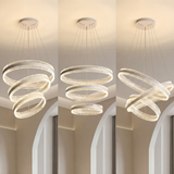 Diferentes configuraciones de diseño ajustando la inclinación de los anillos LED