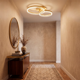 LÁMPARA DE TECHO KRISTAL GOLD LED XL + CONTROL REMOTO