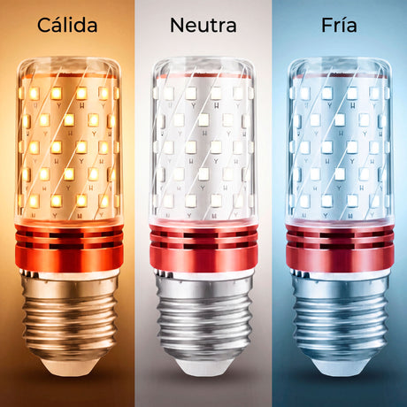 FOCO LED 8+8 TIPO SMD 16W TRICOLOR
