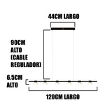 LÁMPARA COLGANTE ULTRA MODERN LINE BLACK LED