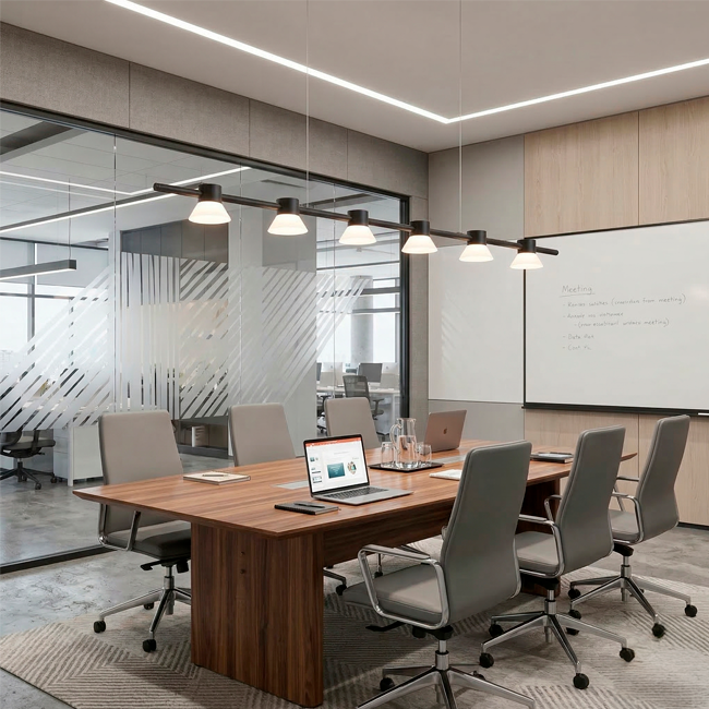 LÁMPARA COLGANTE ULTRA MODERN LINE BLACK LED