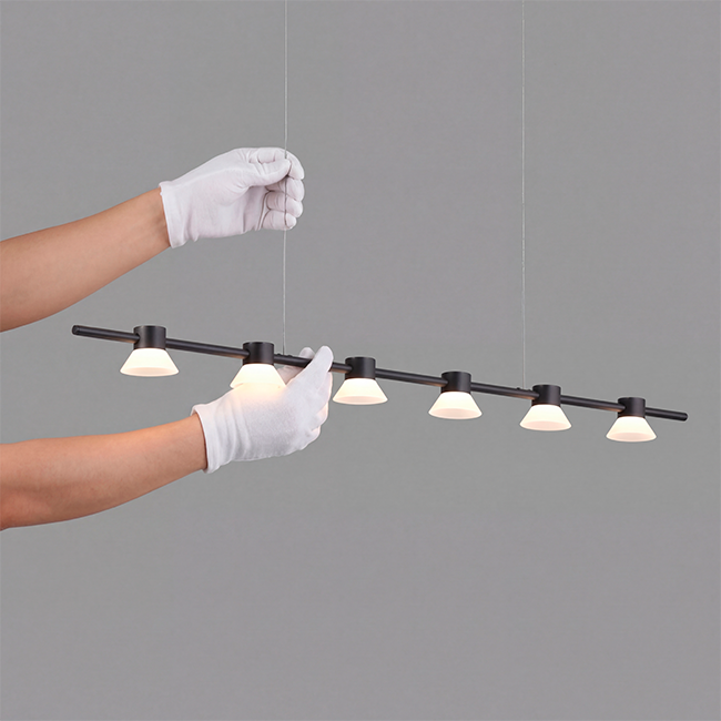 LÁMPARA COLGANTE ULTRA MODERN LINE BLACK LED