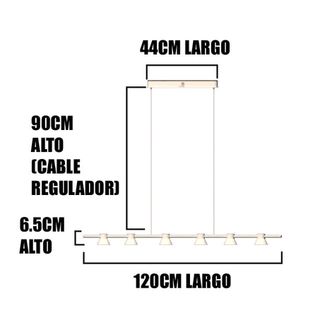 LÁMPARA COLGANTE ULTRA MODERN LINE WHITE LED