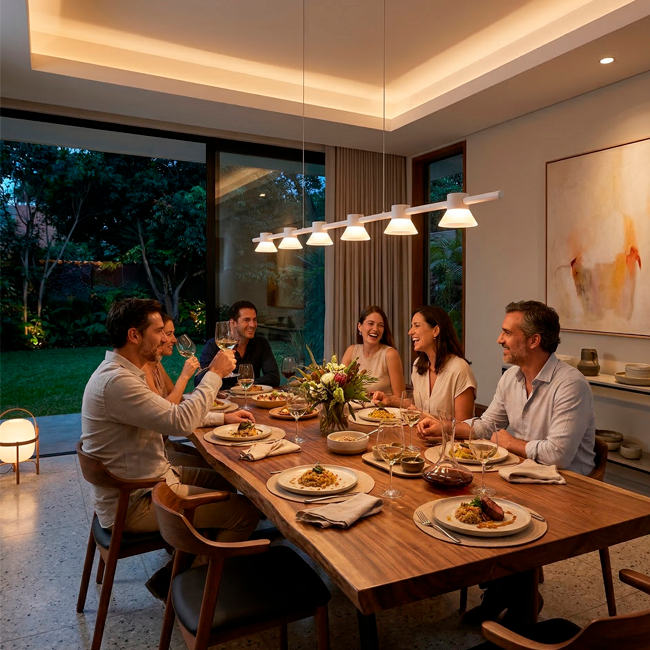 LÁMPARA COLGANTE ULTRA MODERN LINE WHITE LED