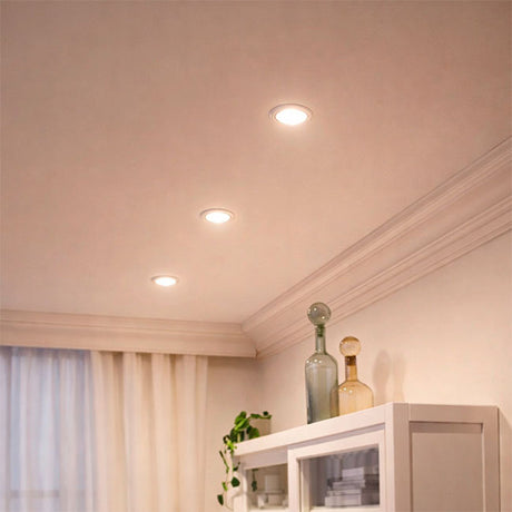 SET COMPLETO WHITE - SPOT EMPOTRABLE LED 12W TRICOLOR - PARA CAJA OCTOGONAL